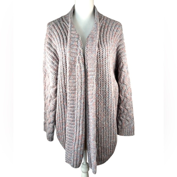 POL | Anthropologie | Chunky Knit Open Face Cardigan - Picture 1 of 6